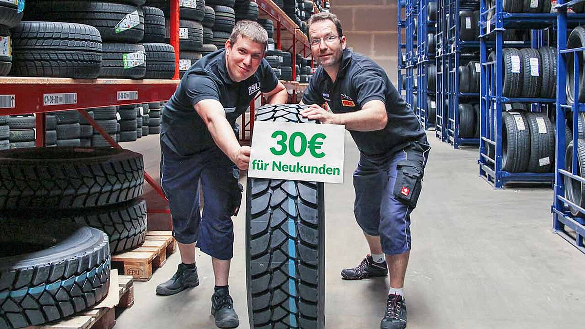 Neukundenaktion bei TyreSystem.