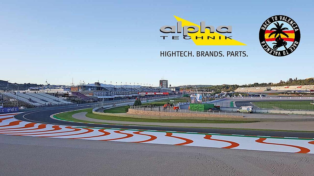 Das MotoGP-Finale im November in Valencia peilt alpha Technik abermals als Ziel seiner diesjährigen Händlerreise an.