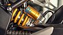 Feine, semi-aktive Öhlins-Ware aus der Reihe „Smart EC 2.0“ ziert das Fahrwerk der Speed Triple 1200 RR.