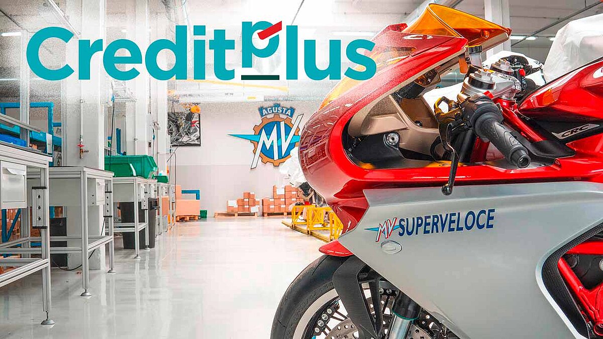 Die Creditplus Bank arbeitet künftig mit MV Agusta Deutschland zusammen.