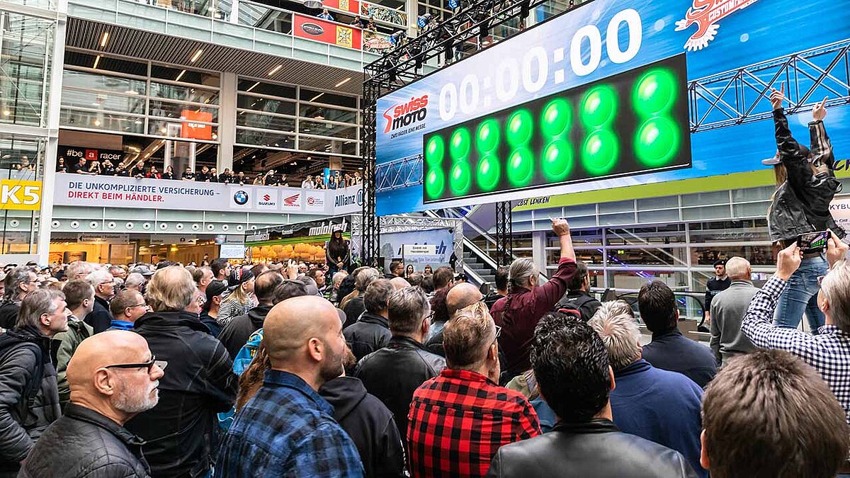 Der Messeveranstalter verlängerte den Countdown für die Swiss-Moto um ein Jahr. Das nächste Großevent soll erst wieder im Februar 2022 stattfinden.