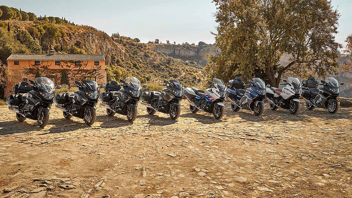 Die überarbeitete Sechszylinder-Baureihe von BMW auf einen Blick: K 1600 GT, GTL, B und Grand America.