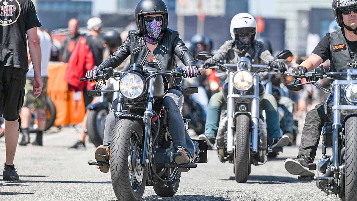 Fahren im Korso: In diesem Jahr bei vielen Harley-Events möglich.