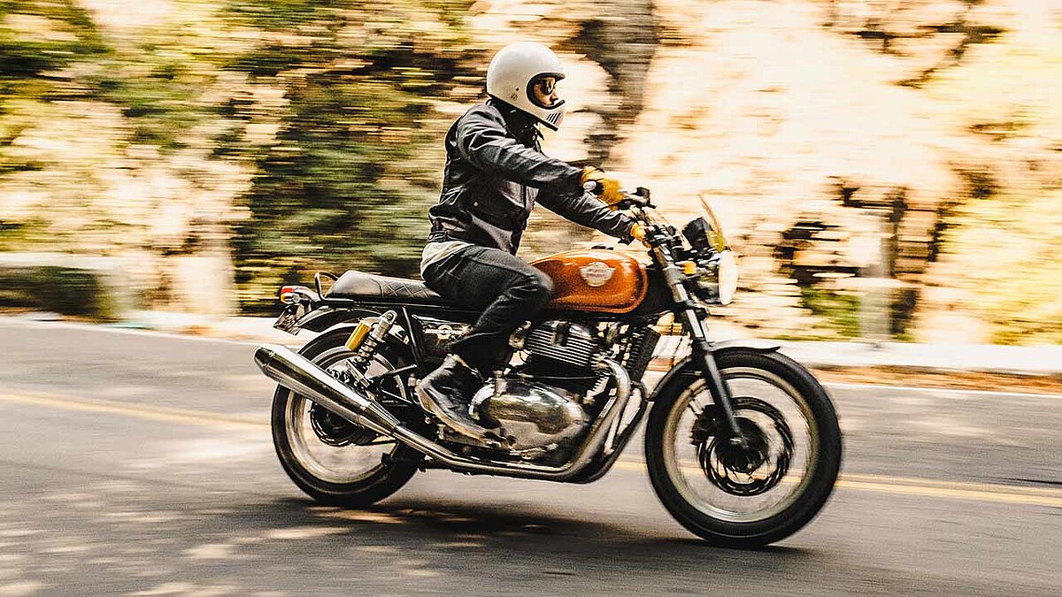 Testride-Aktion von Royal Enfield im Rahmen einer Roadshow.