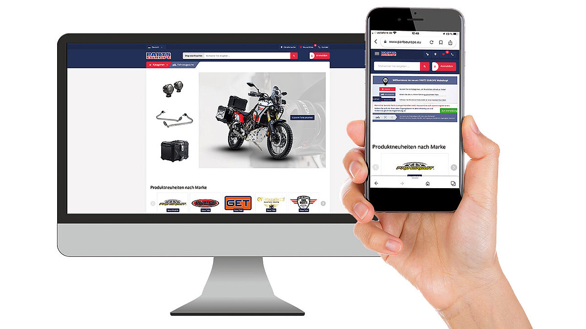Neuer Auftritt im Web und auf allen Endgeräten: Parts Europe hat seinen Webshop überarbeitet.