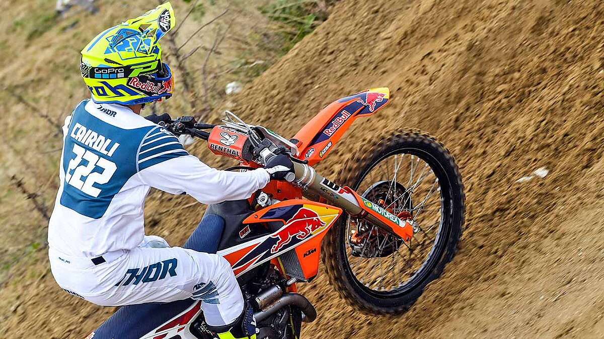 Zahlreiche Spitzenfahrer - wie etwa der mehrfache Weltmeister Antonio Cairoli - vertrauen auf Produkte von Renthal.