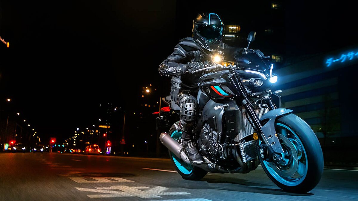 Kommt für 2022 in neuem Gewand und mit einigen technischen Verfeinerungen: Yamahas MT-10.