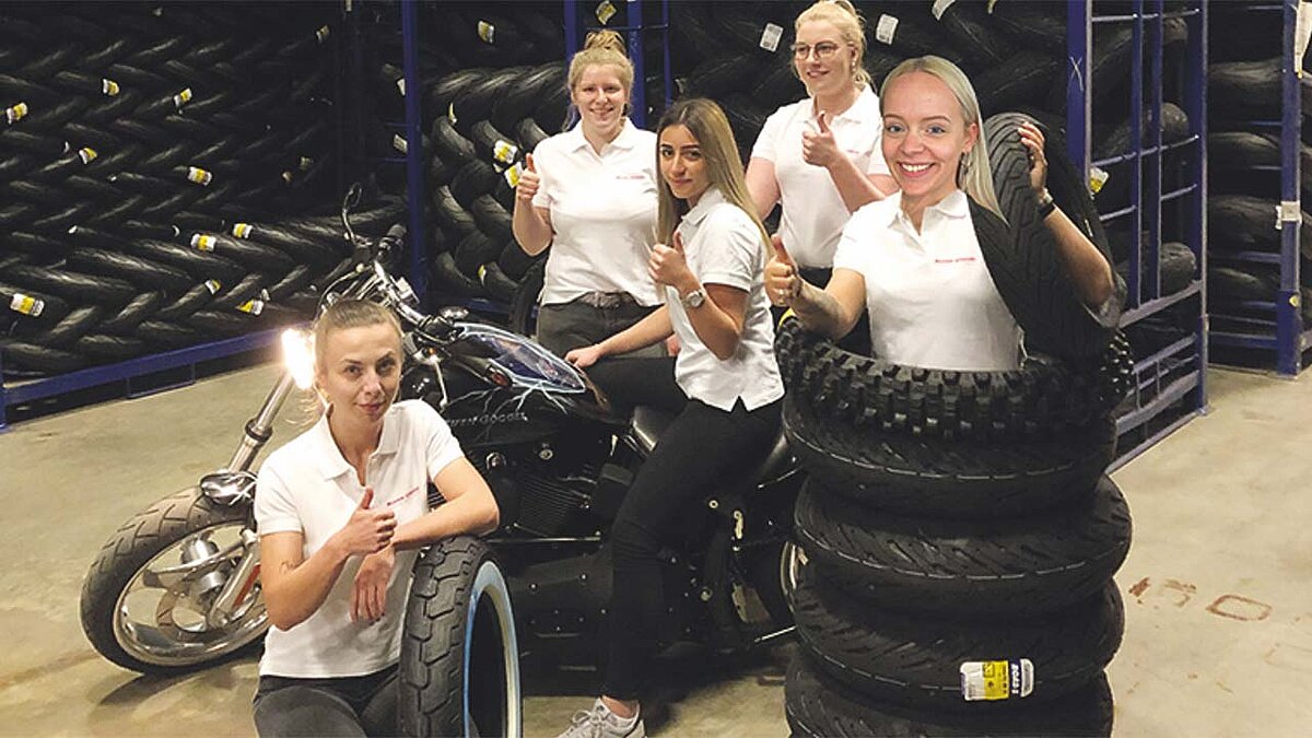 Geballte Motorrad-Reifen-Power in Gammertingen: Reifen Göggel ist für die Saison 2021 gerüstet.