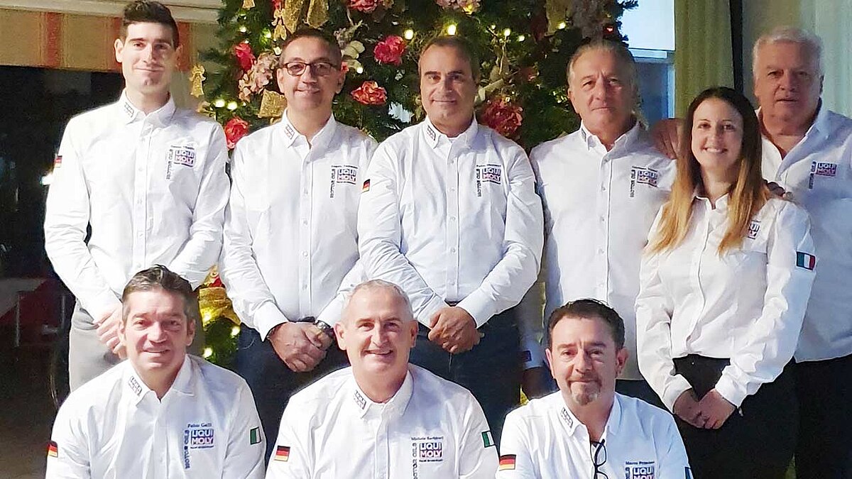 Das Italien-Team von Liqui Moly, hier auf einer älteren Aufnahme.
