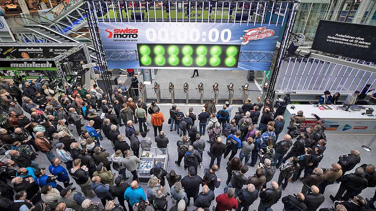 Jeglicher Countdown zur Swiss-Moto 2021 wurde gestoppt. Man plant in Zürich nur noch für 2022.