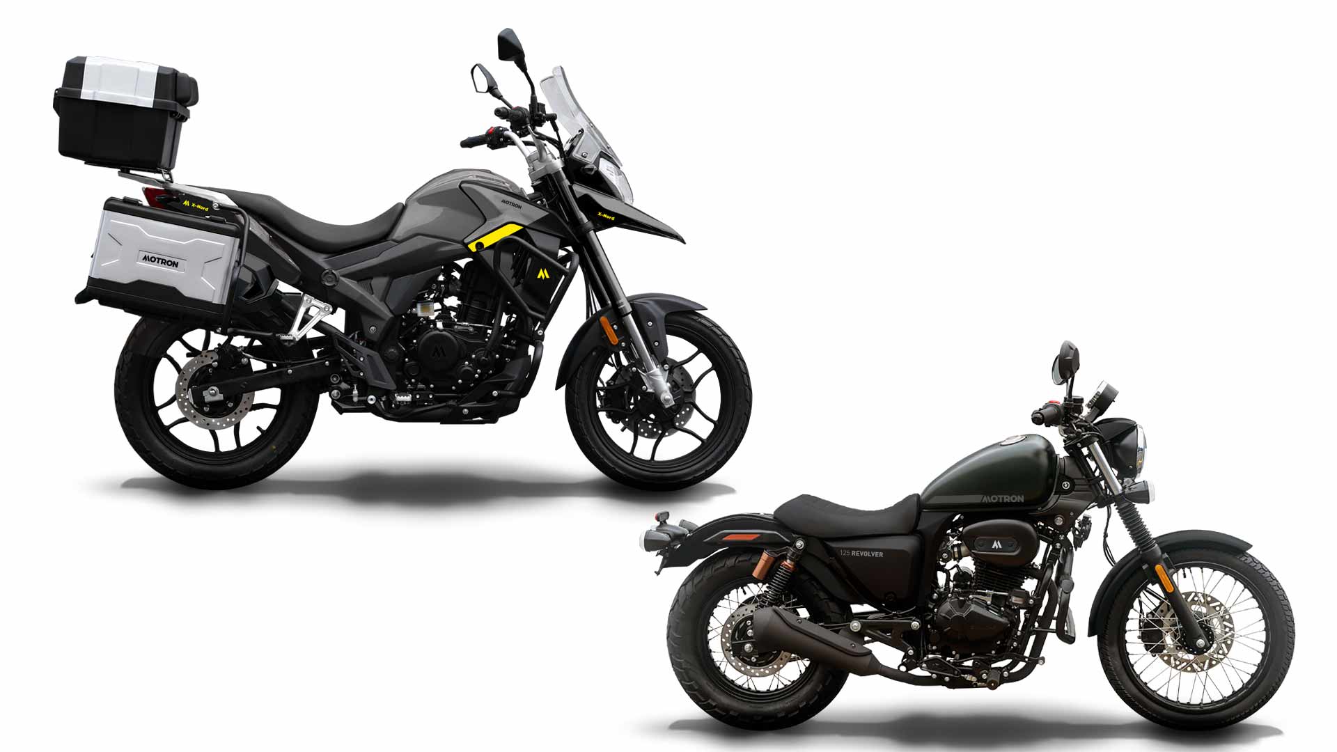 Zwei 125-er Motorräder sind für Quartal zwei vorgesehen: Die Reiseenduro X-Nord sowie der Cruiser Revolver.