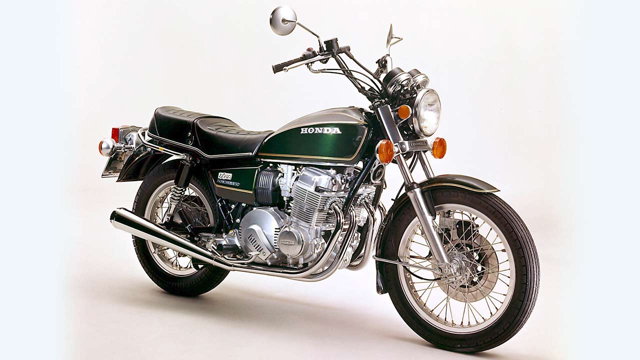 Bereits in den 1970er Jahren arbeitete Honda an automatischen Getrieben für Motorräder, wie hier bei der CB750 EARA "Hondamatic".