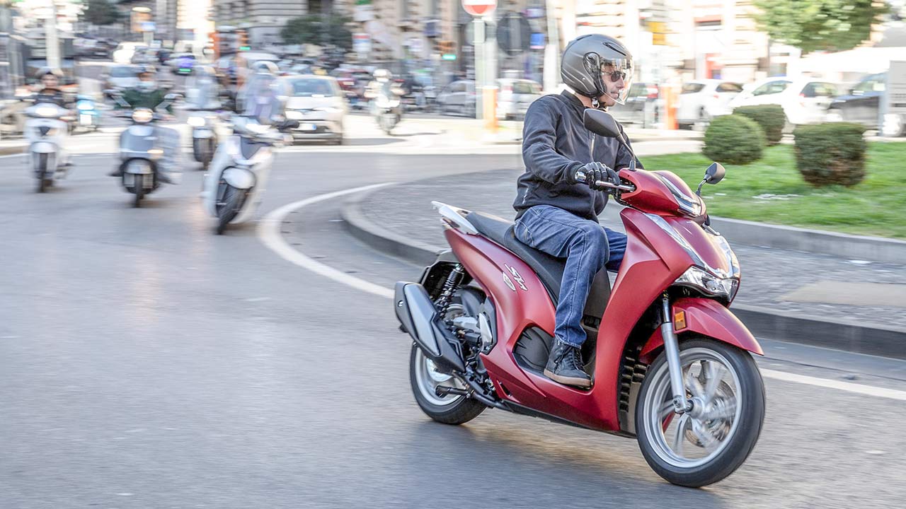 Mit seiner SH-Baureihe dominierte Honda den italienischen Zweiradmarkt klar.